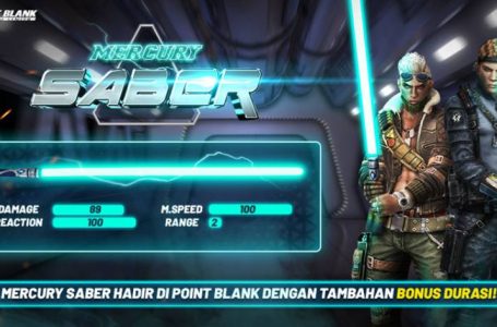 Awal 2022, Point Blank Hadirkan Weapon Keren Mercury Saber dan Event Seru!